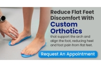 Reduce Flat Feet Discomfort With Custom Orthotics